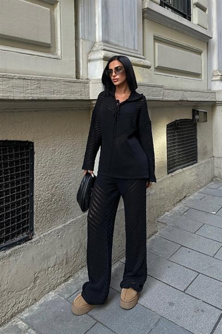 Hooded Two Piece Set - Producer: Sobe Istanbul - Wholesale Women Clothes - TheBS Women