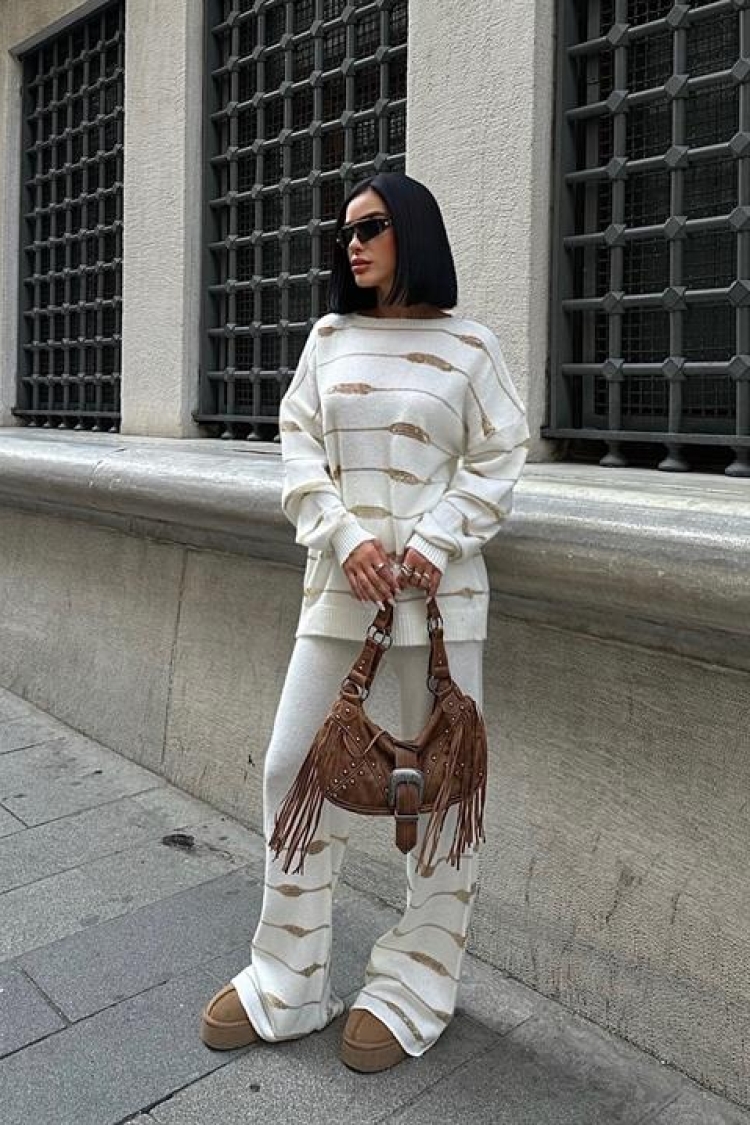 Shiny Knitwear Set - Producer: Sobe Istanbul - Wholesale Women Clothes - TheBS Women