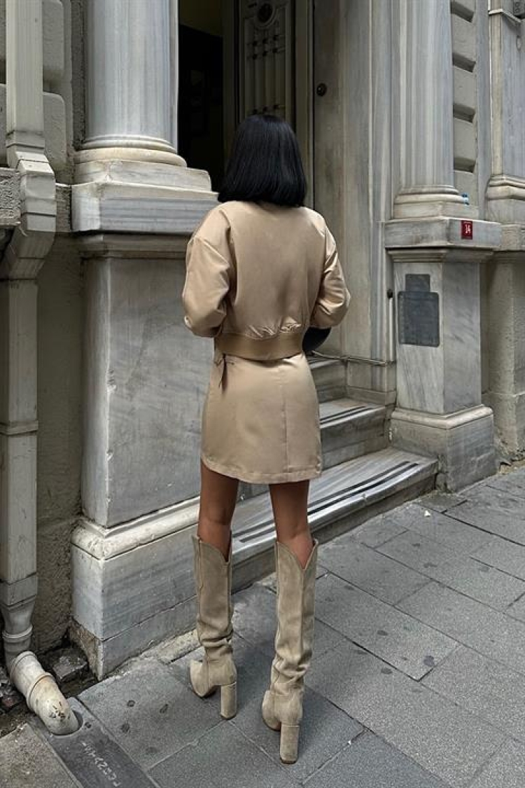 Ribbed Mini Skirt Set - Producer: Sobe Istanbul - Wholesale Women Clothes - TheBS Women