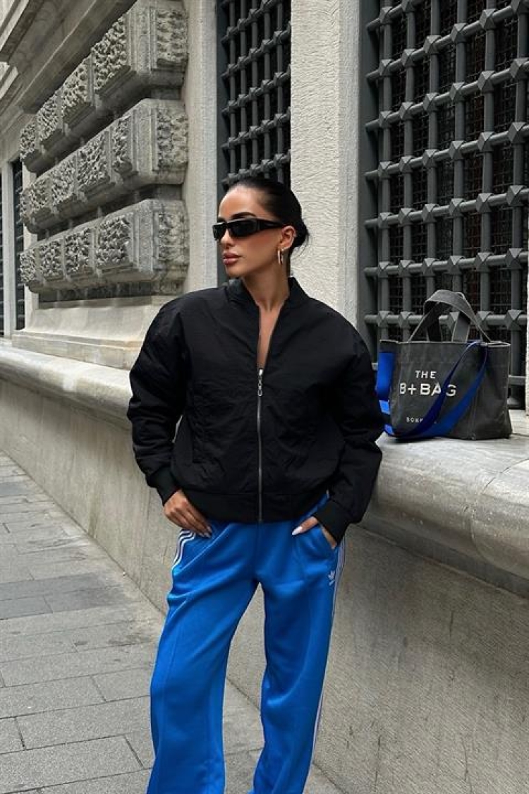 Back Printed Bomber Jacket - Producer: Sobe Istanbul - Wholesale Women Clothes - TheBS Women