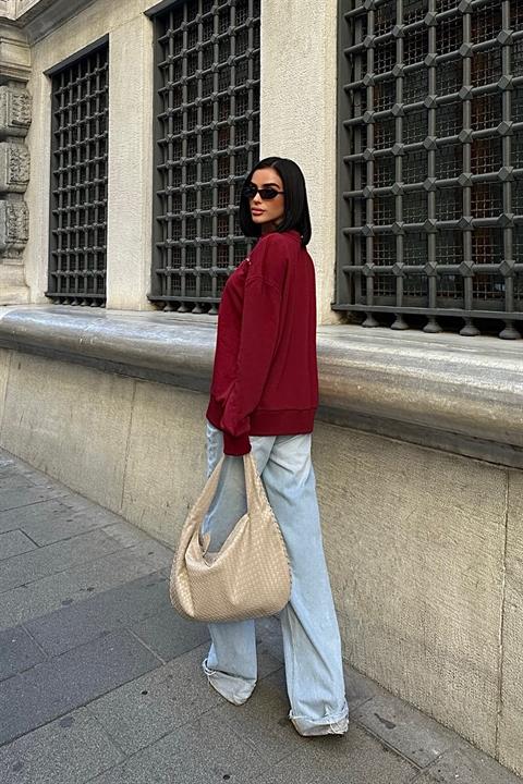 Silver Stone Sweatshirt - Producer: Sobe Istanbul - Wholesale Women Clothes - TheBS Women