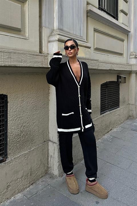 Knitted Cardigan Trouser Set - Producer: Sobe Istanbul - Wholesale Women Clothes - TheBS Women