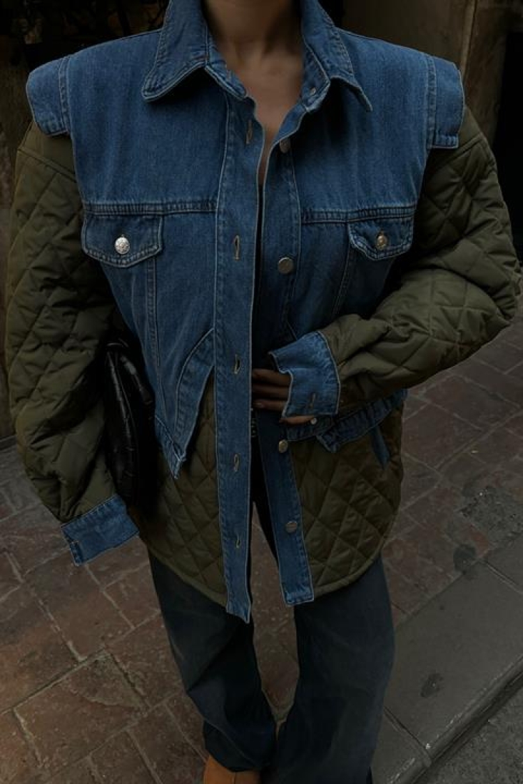 Quilted Jacket With Garnish - Producer: Sobe Istanbul - Wholesale Women Clothes - TheBS Women