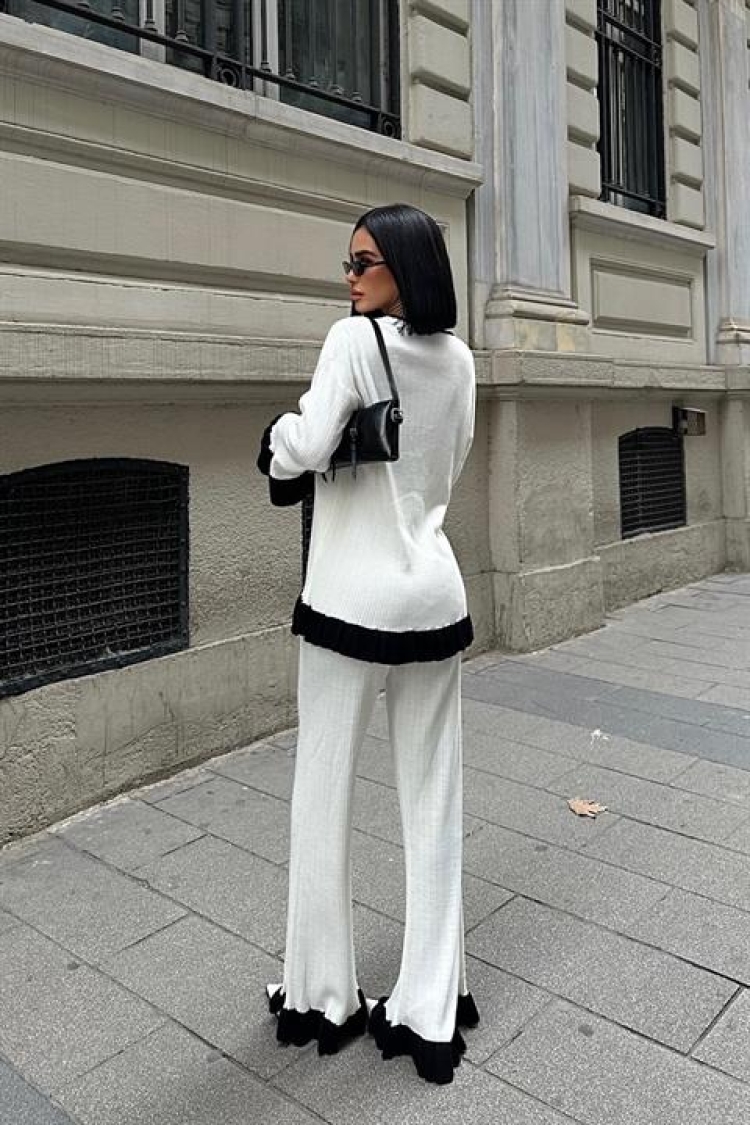 Two Color Knitwear Set - Producer: Sobe Istanbul - Wholesale Women Clothes - TheBS Women