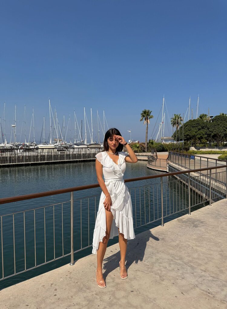 Tires Chiffon Dress - Producer: Miss Janell - Wholesale Women Clothes - TheBS Women