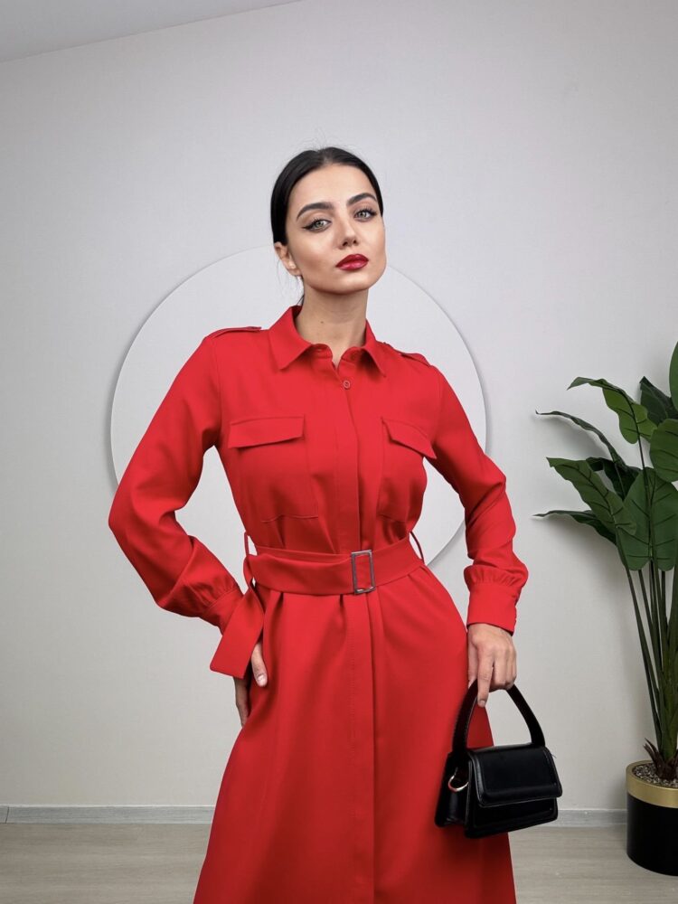Drawstring Dress With Pockets - Producer: Miss Janell - Wholesale Women Clothes - TheBS Women