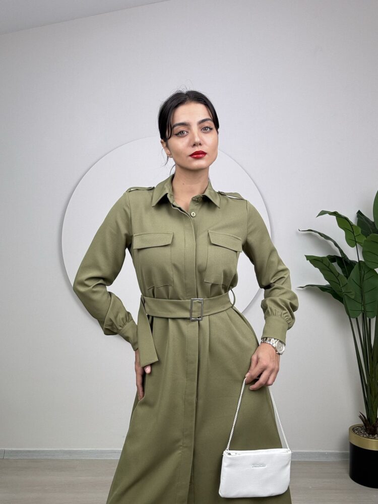 Drawstring Dress With Pockets - Producer: Miss Janell - Wholesale Women Clothes - TheBS Women