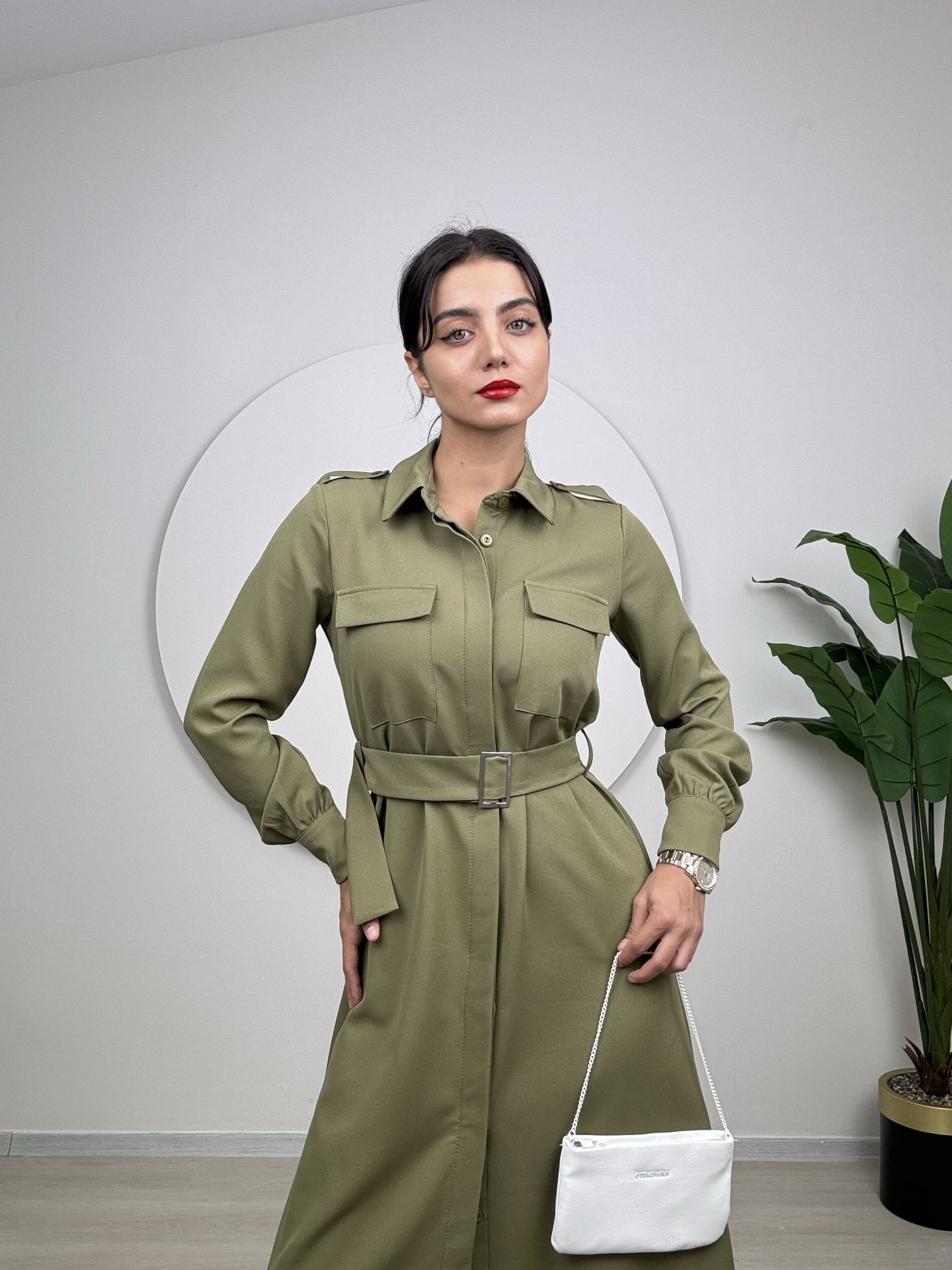 Drawstring Dress With Pockets - Producer: Miss Janell - Wholesale Women Clothes - TheBS Women