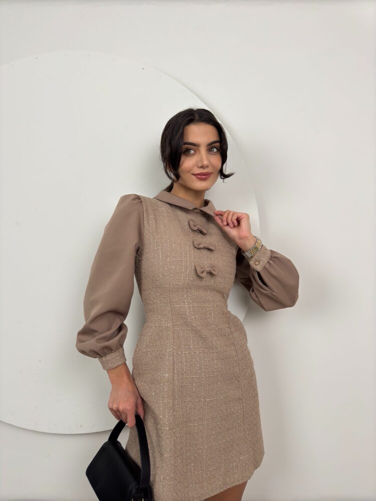 Silvery Chanelle Dress - Producer: Miss Janell - Wholesale Women Clothes - TheBS Women