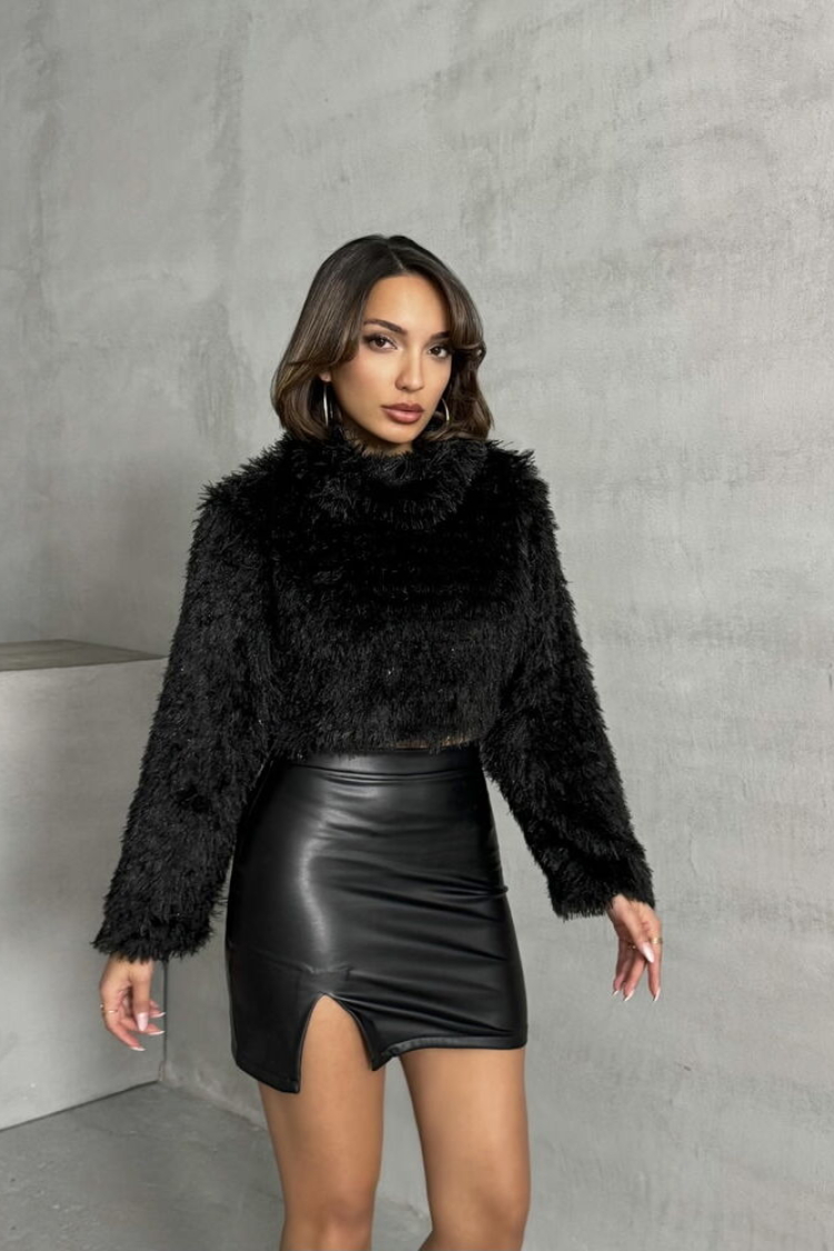Faux Leather Mini Skirt - Producer: Topshow - Wholesale Women Clothes - TheBS Women