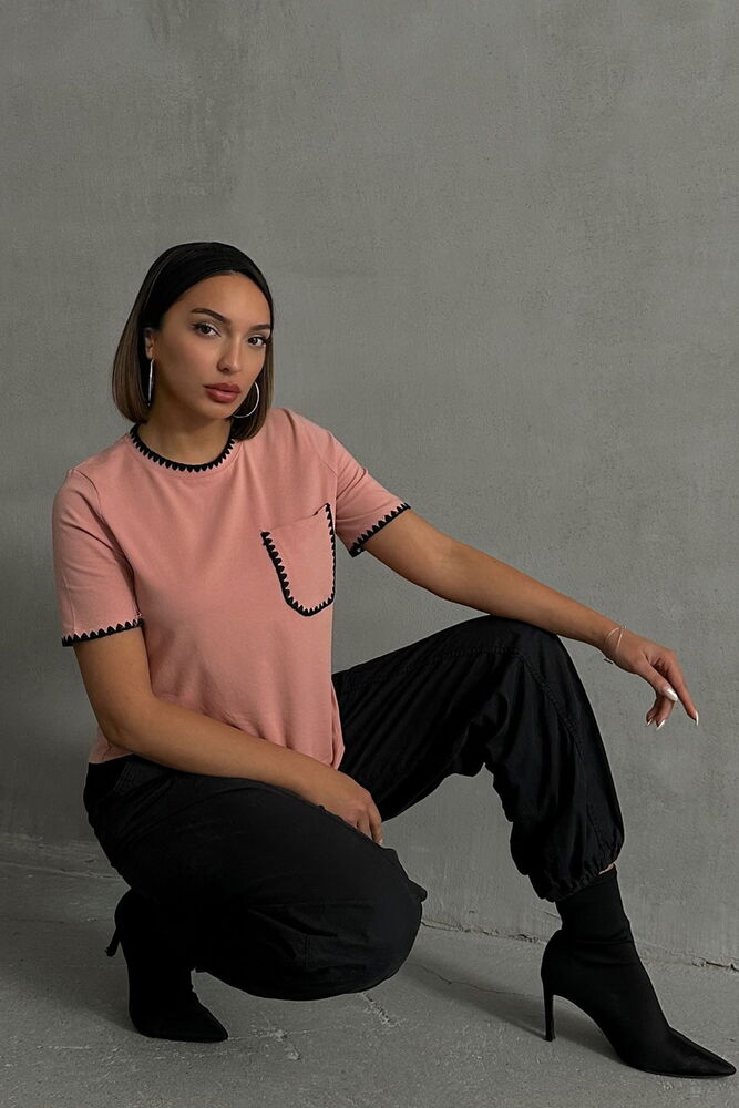 Powder D 2631 Shepherd Stitched T-Shirt - Producer: Topshow - Wholesale Women Clothes - TheBS Women