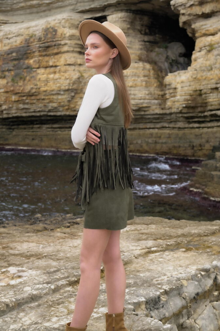 Tassel Drop Vest - Producer: Topshow - Wholesale Women Clothes - TheBS Women
