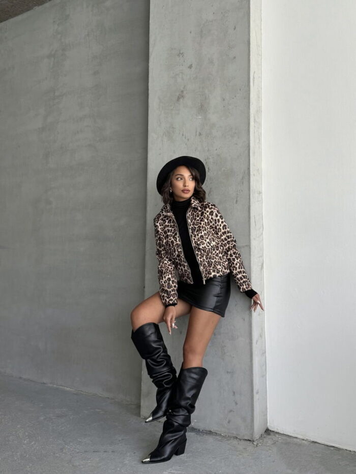 Leopard Pattern Cachet Coat - Producer: Topshow - Wholesale Women Clothes - TheBS Women