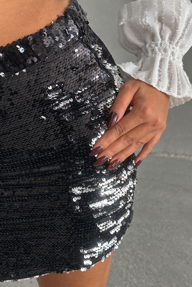 BlackSequined Wholesale Skirt - Producer: Topshow - Wholesale Women Clothes - TheBS Women