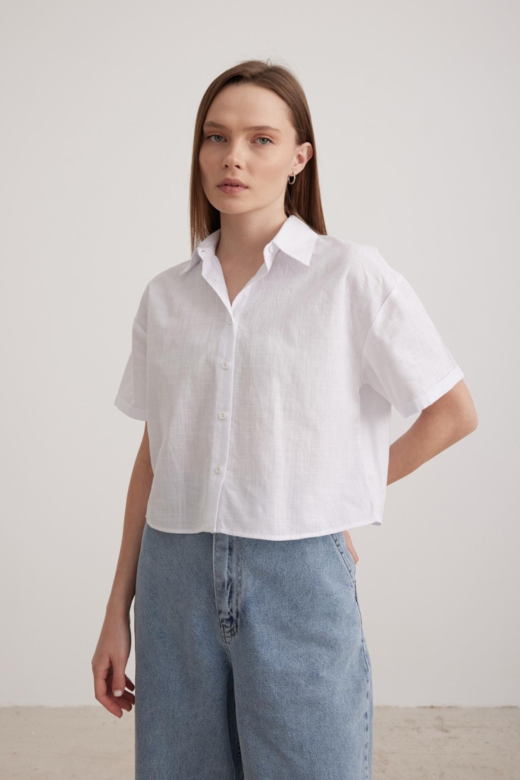 Buttoned Back Women's Shirt - Producer: Levure - Wholesale Women Clothes - TheBS Women