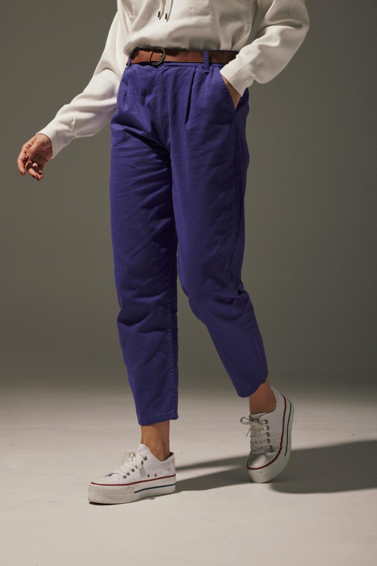 Gabardine Tube Leg Women's Trousers - Producer: Levure - Wholesale Women Clothes - TheBS Women