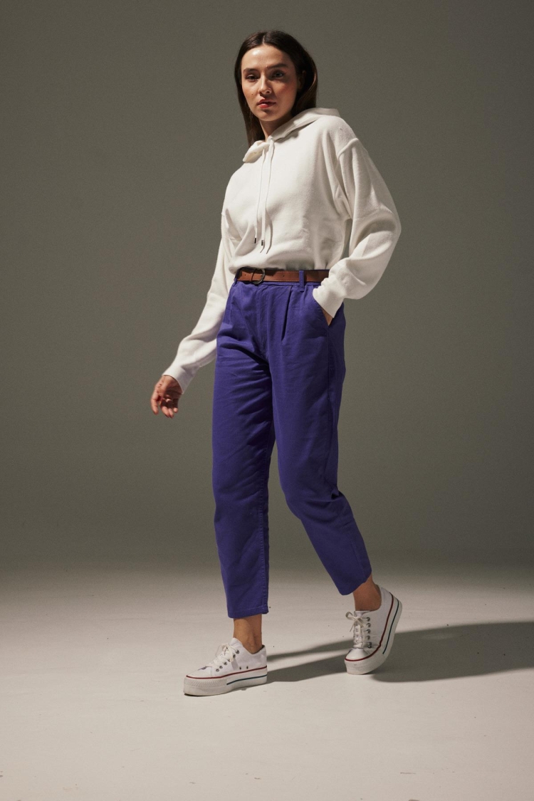 Gabardine Tube Leg Women's Trousers - Producer: Levure - Wholesale Women Clothes - TheBS Women