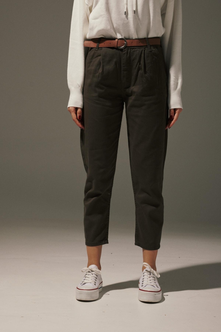 Gabardine Tube Leg Women's Trousers - Producer: Levure - Wholesale Women Clothes - TheBS Women