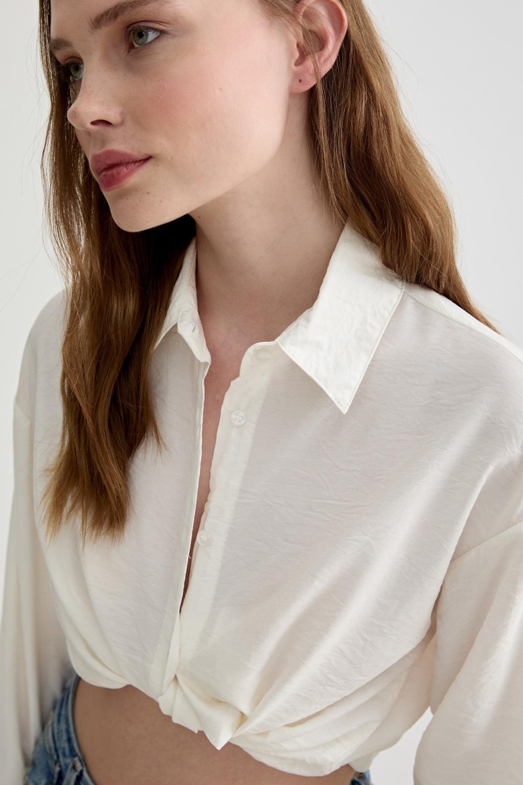Women's Oversize Modal Shirt - Producer: Levure - Wholesale Women Clothes - TheBS Women