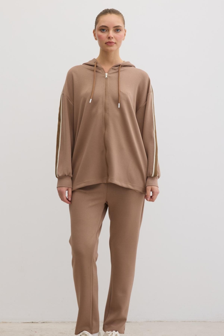 Elastic Waist Cord Detailed Trousers Light - Producer: Levure - Wholesale Women Clothes - TheBS Women