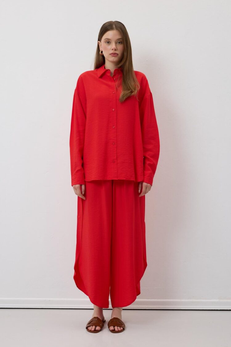 Elastic Waist Slit Pants - Producer: Levure - Wholesale Women Clothes - TheBS Women