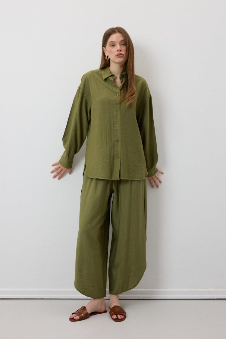 Elastic Waist Slit Pants - Producer: Levure - Wholesale Women Clothes - TheBS Women