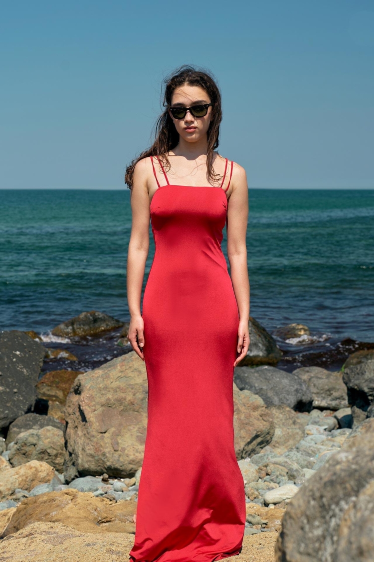 Strappy JerseyLong Dress - Producer: Juste - Wholesale Women Clothes - TheBS Women