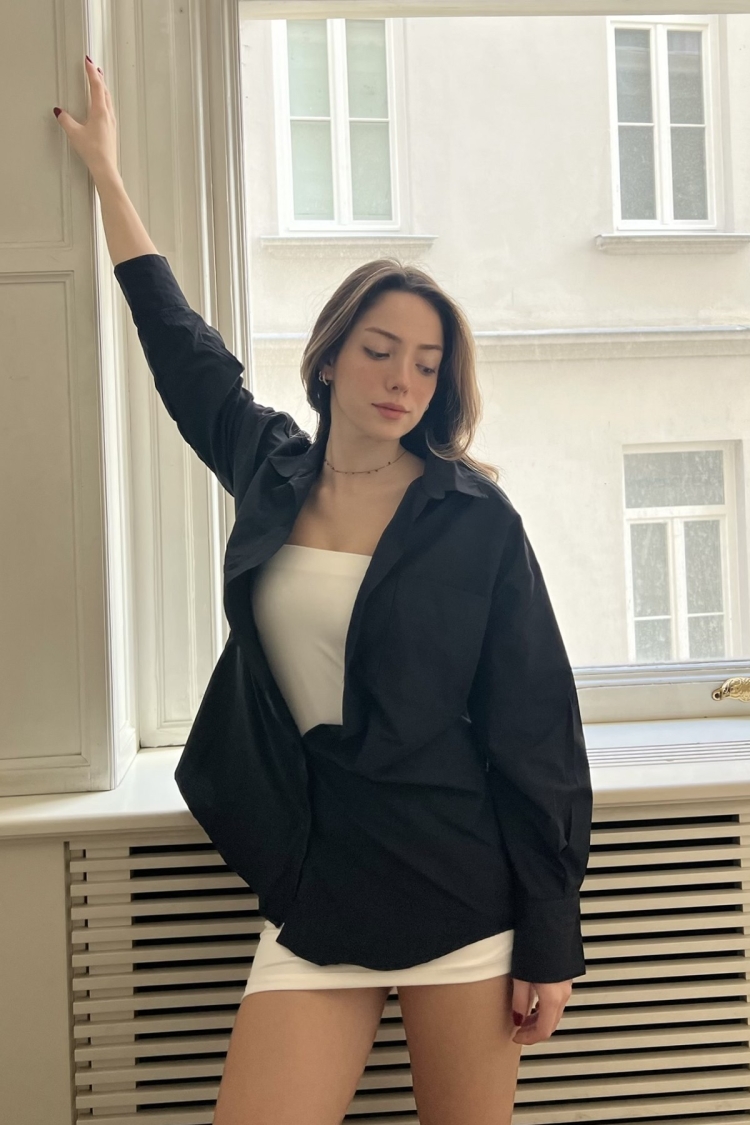 Oxford Oversize Shirt - Brand: la & vetta - Women & Kids, Baby Clothes Wholesale - TheBS Women