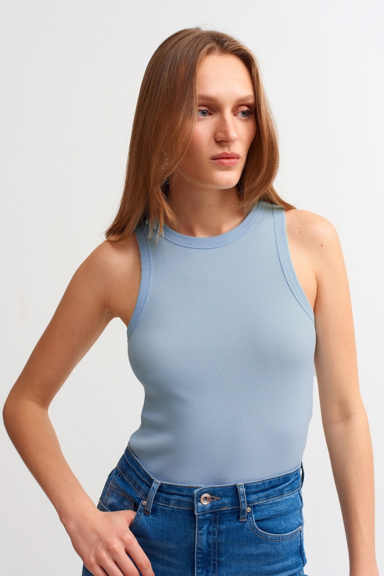 Ribbed Halter Neck Knitted Undershirt - Brand: la & vetta - Women & Kids, Baby Clothes Wholesale - TheBS Women