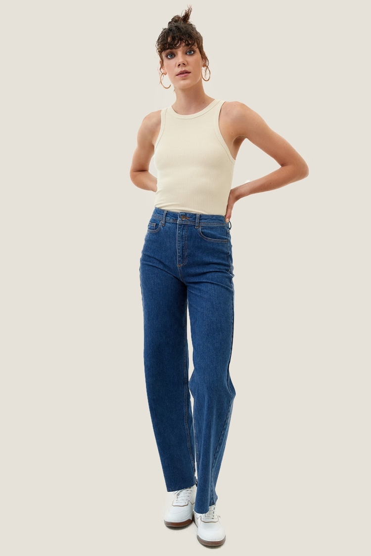 Ribbed Halter Neck Knitted Undershirt - Brand: la & vetta - Women & Kids, Baby Clothes Wholesale - TheBS Women