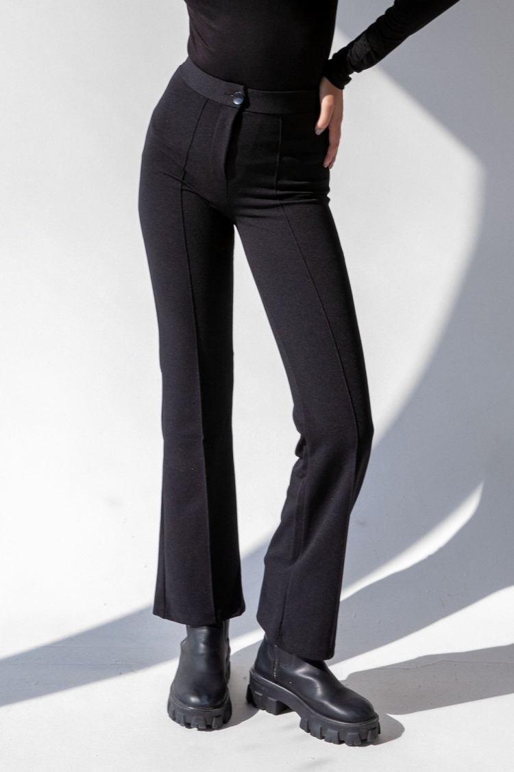 High Waist Slim Leg Trousers - Brand: la & vetta - Women & Kids, Baby Clothes Wholesale - TheBS Women