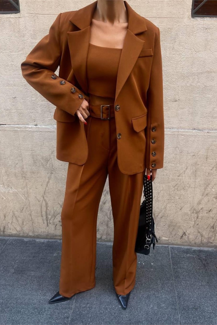 Blazer Jacket Three Piece Suit - Producer: Ello - Wholesale Women Clothes - TheBS Women