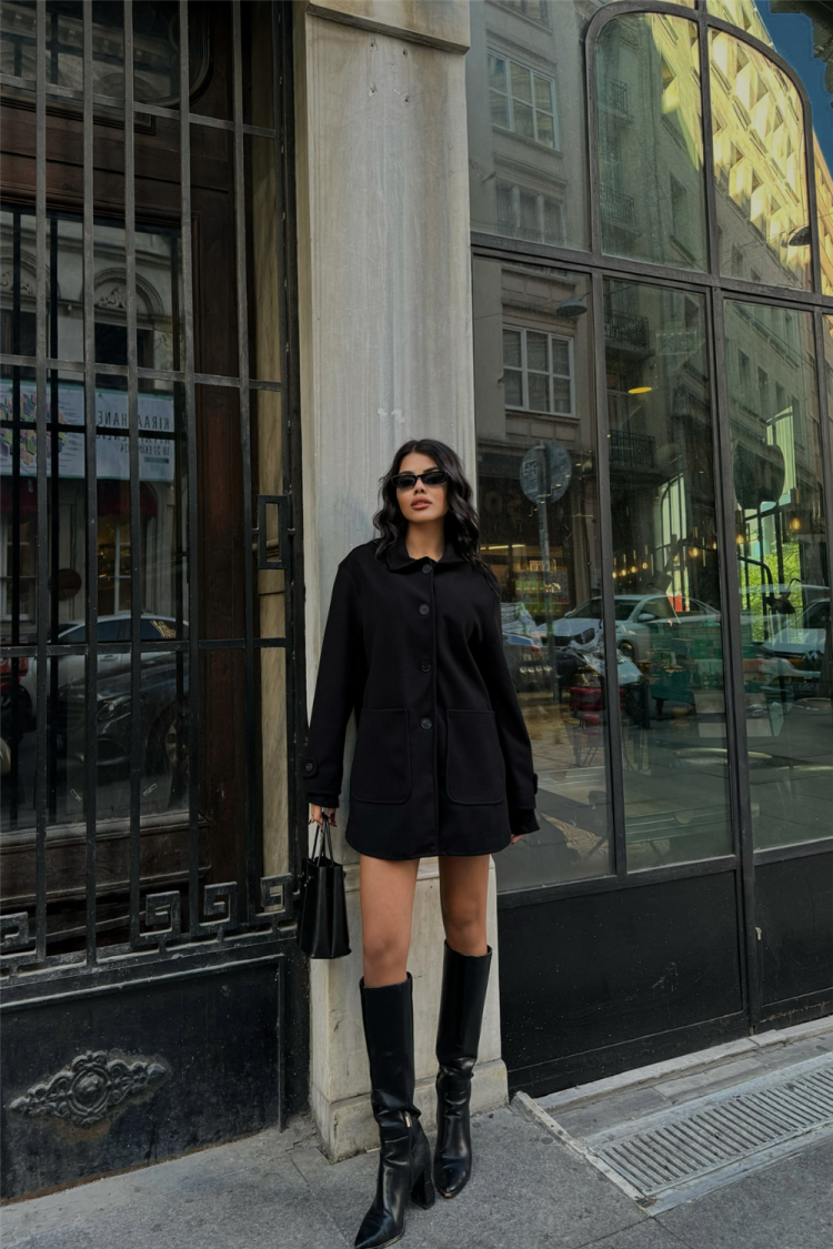 Buttoned Cachet Jacket - Producer: Ello - Wholesale Women Clothes - TheBS Women