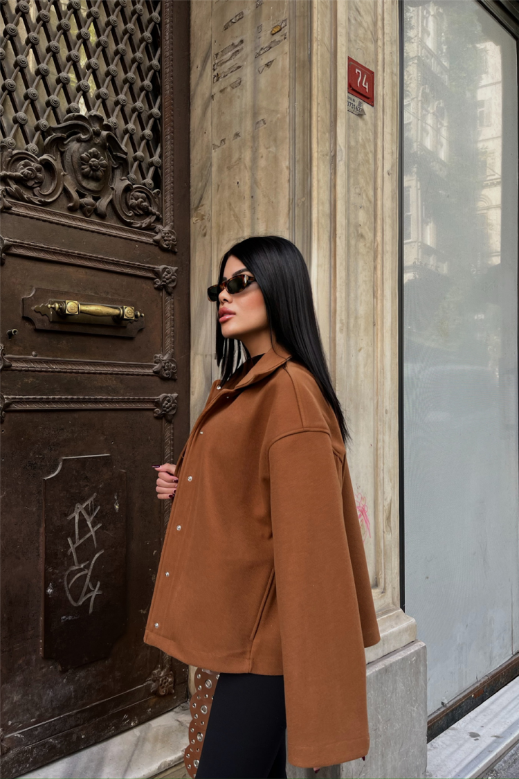 Cachet Pocket Detailed Shirt - Producer: Ello - Wholesale Women Clothes - TheBS Women