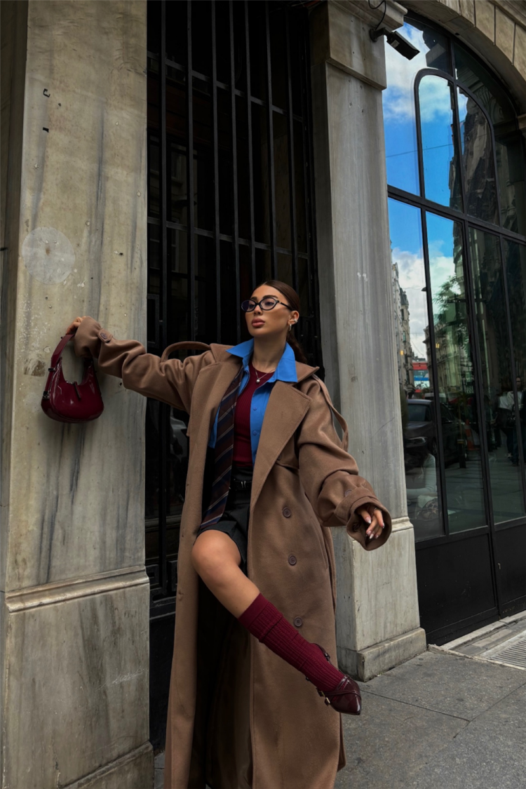 Cachet Long Coat - Producer: Ello - Wholesale Women Clothes - TheBS Women