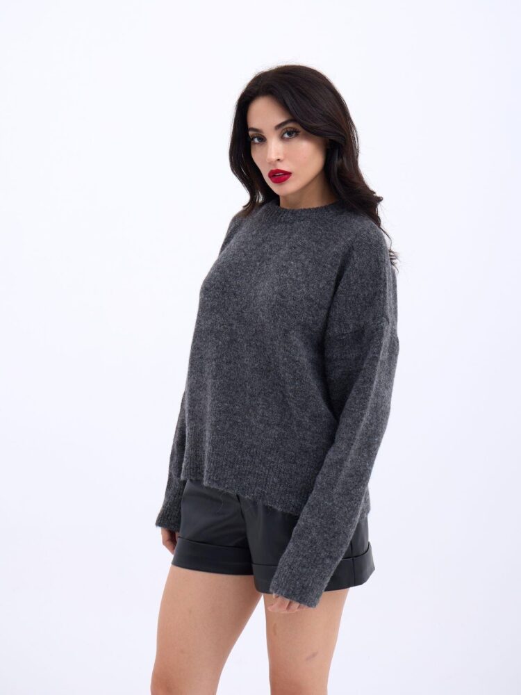 Knitwear Half Turtleneck Short Sweater - Producer: Fame - Wholesale Women Clothes - TheBS Women