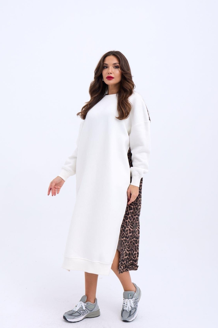 Long Sweat Dress - Producer: Fame - Wholesale Women Clothes - TheBS Women
