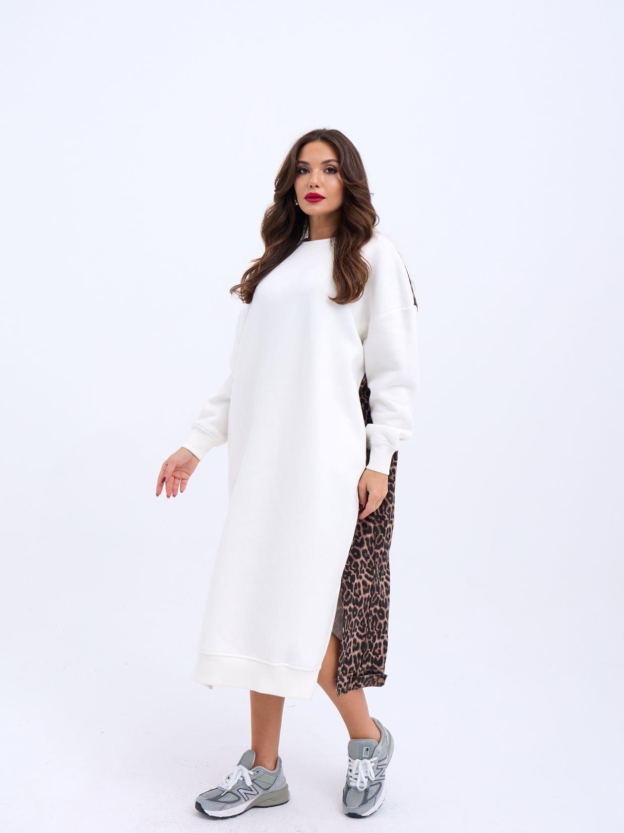 Long Sweat Dress - Producer: Fame - Wholesale Women Clothes - TheBS Women