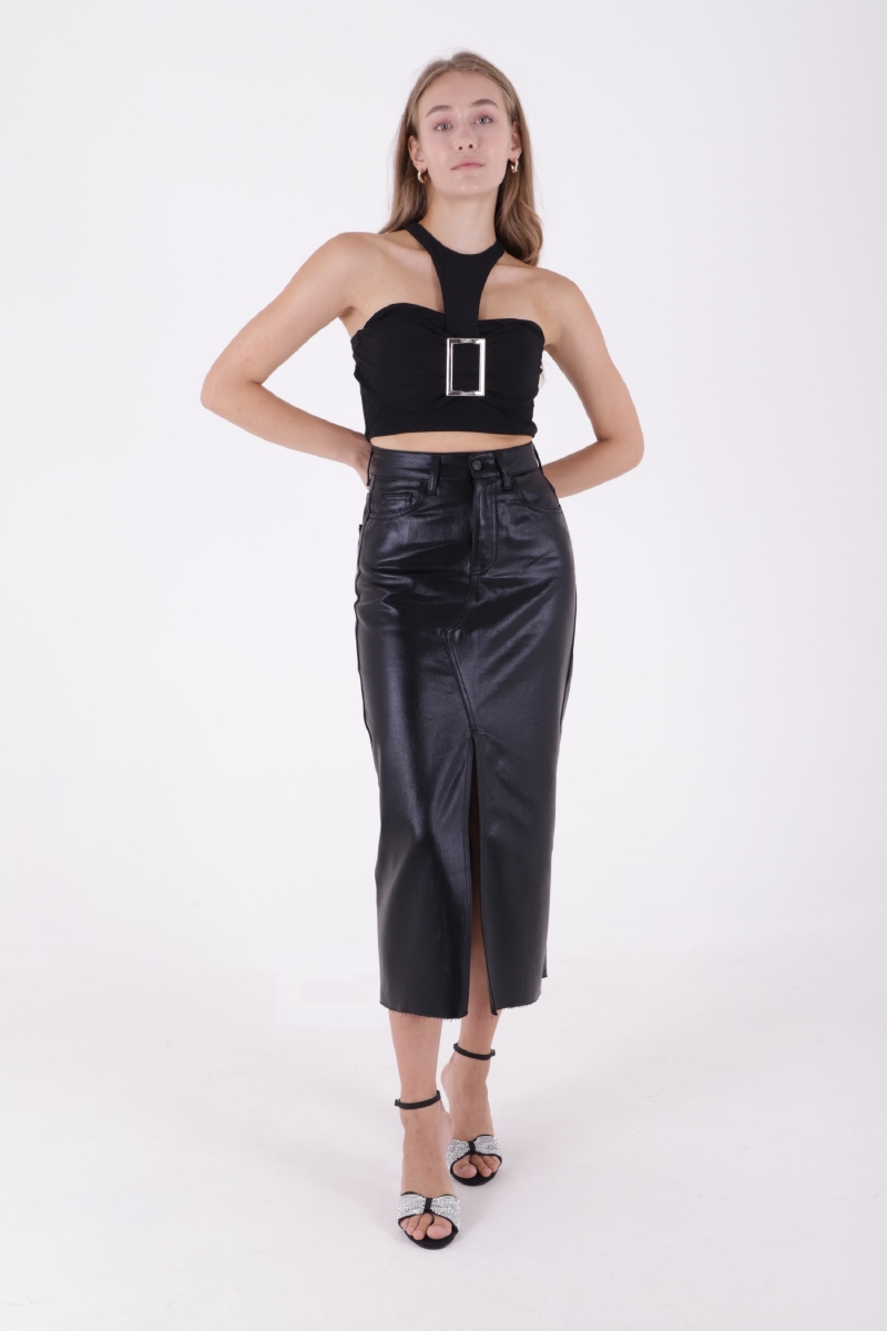 Long Denim Skirt - Producer: XLove - Wholesale Women Clothes - TheBS Women