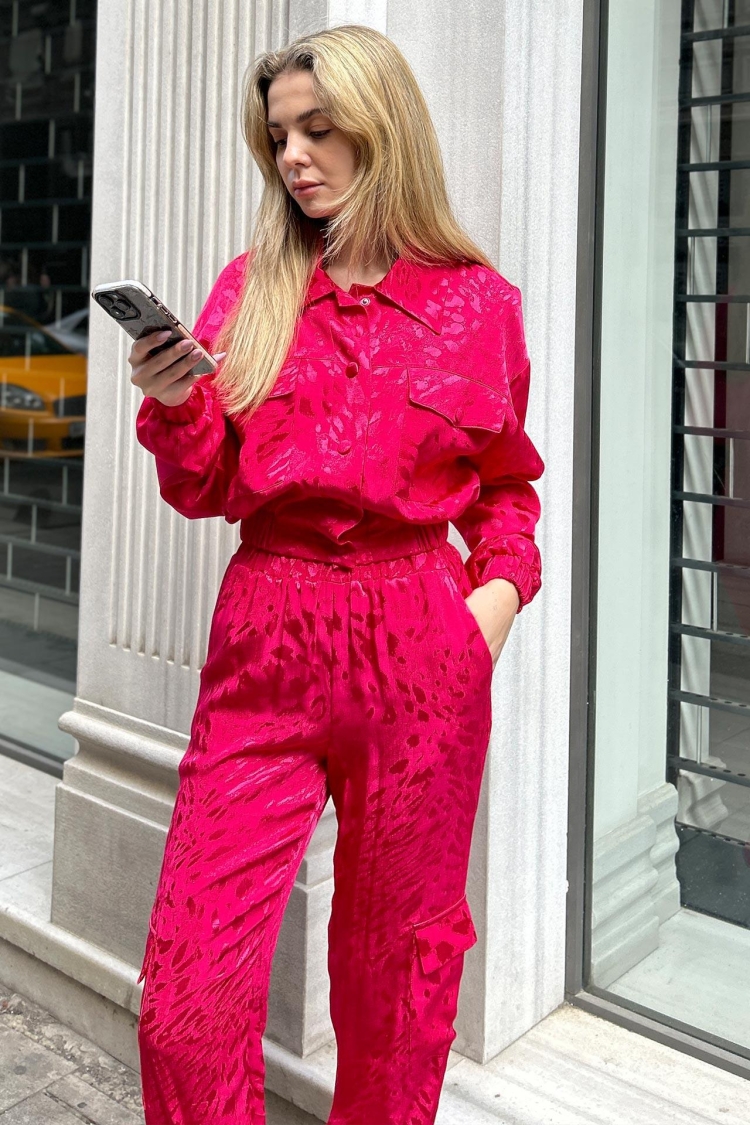 Patterned Elastic Trousers - Brand: Juste - Women & Kids, Baby Clothes Wholesale - TheBS Women