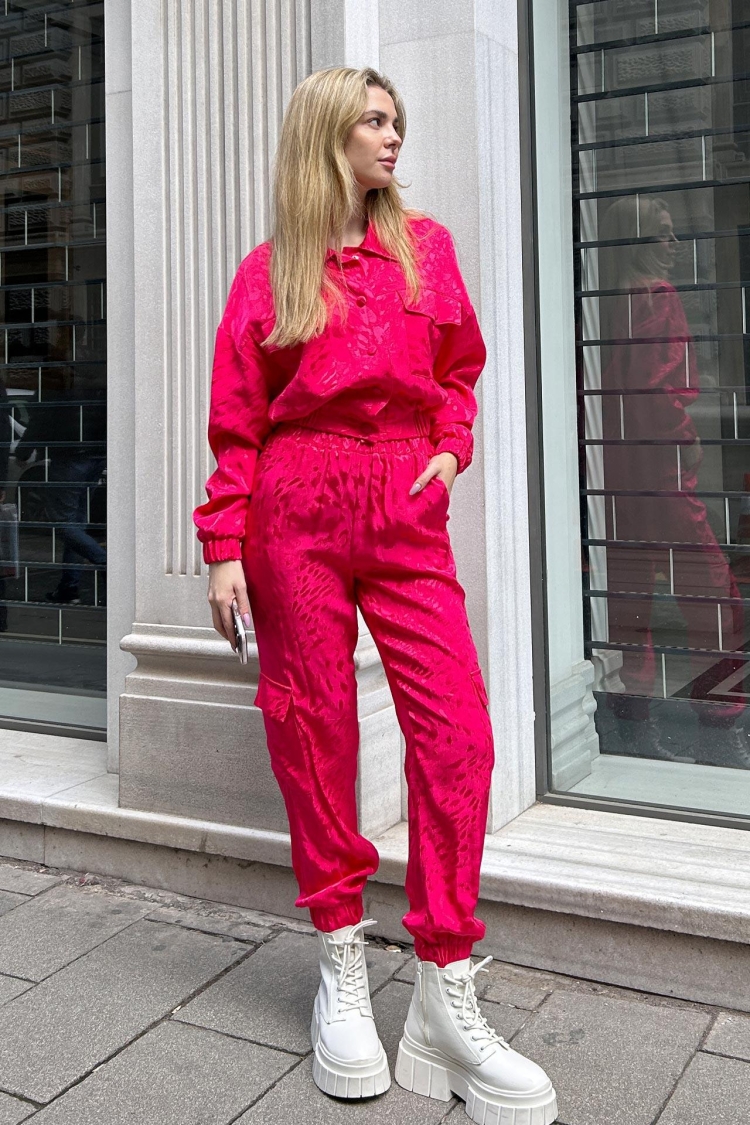 Patterned Elastic Trousers - Producer: Juste - Wholesale Women Clothes - TheBS Women