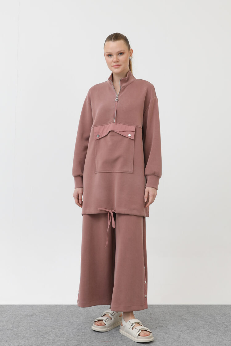 Pocket Detailed Zipper Suit - Producer: Puane - Wholesale Women Clothes - TheBS Women