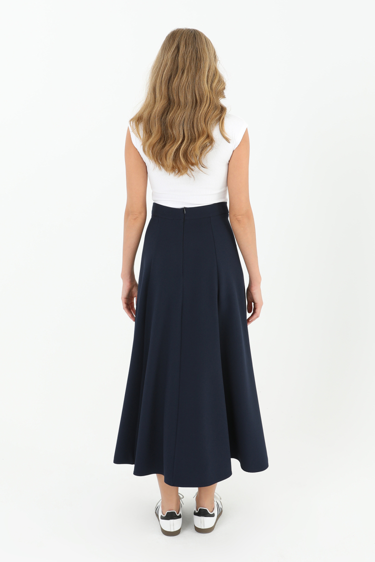 Flared Skirt With Zipper - Brand: Puane - Women & Kids, Baby Clothes Wholesale - TheBS Women