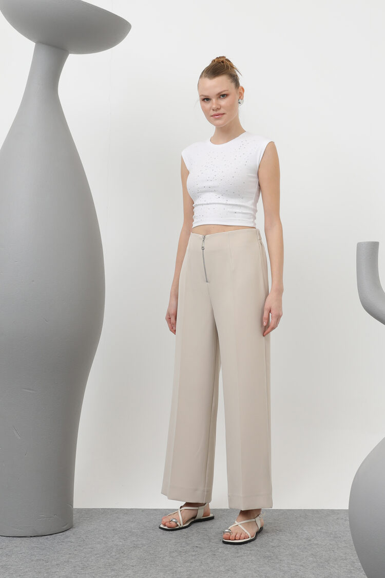 Women's Zipper Detailed Pencil Pants - Producer: Puane - Wholesale Women Clothes - TheBS Women