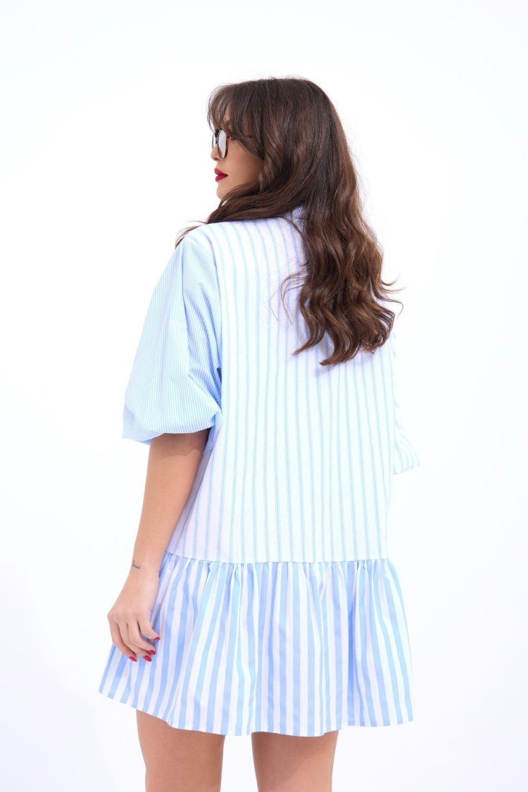 Dress - Blue - Producer: Fame - Wholesale Women Clothes - TheBS Women
