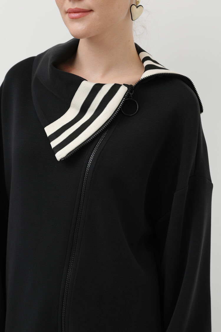 Women's Collar Stripe Detailed Trousers Suit - Producer: Puane - Wholesale Women Clothes - TheBS Women