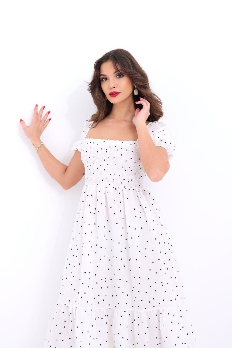 Spotted Dress - Producer: Fame - Wholesale Women Clothes - TheBS Women