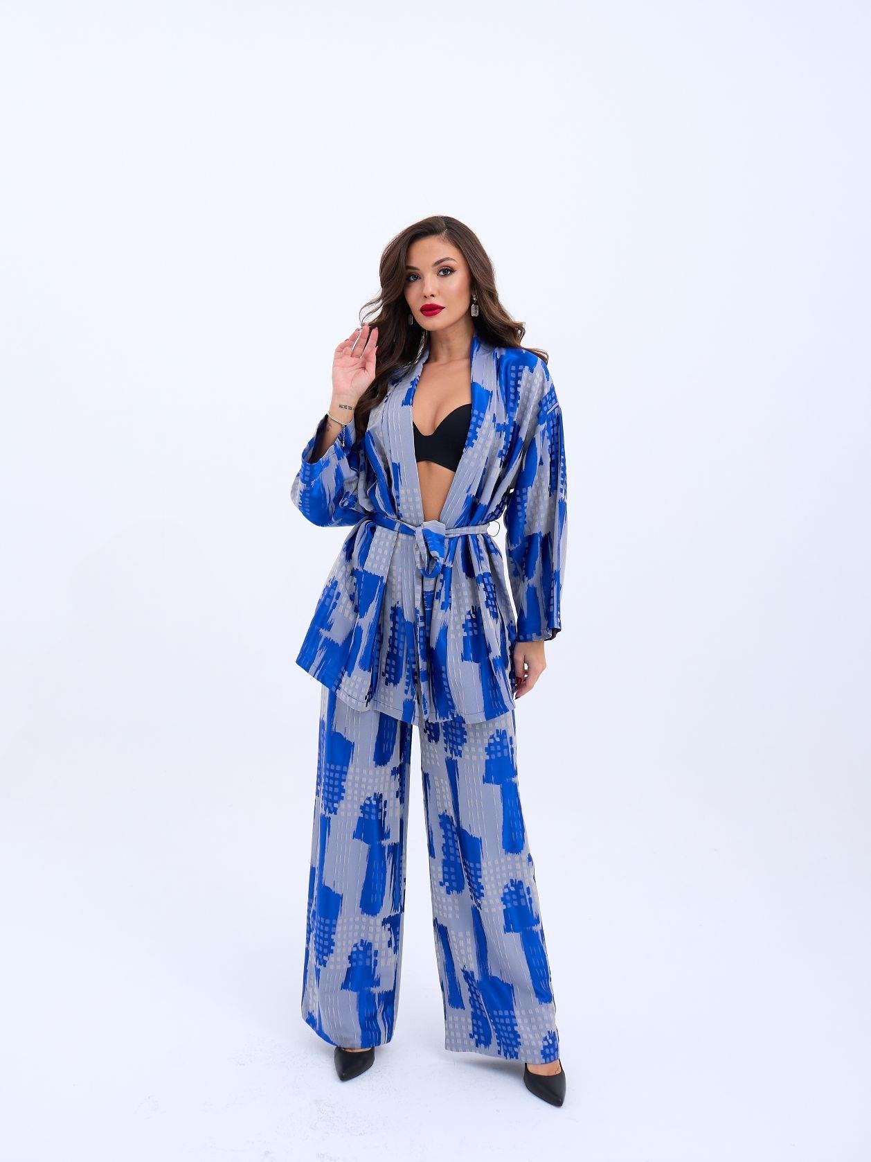 Two Piece Suit -& Grey - Producer: Fame - Wholesale Women Clothes - TheBS Women