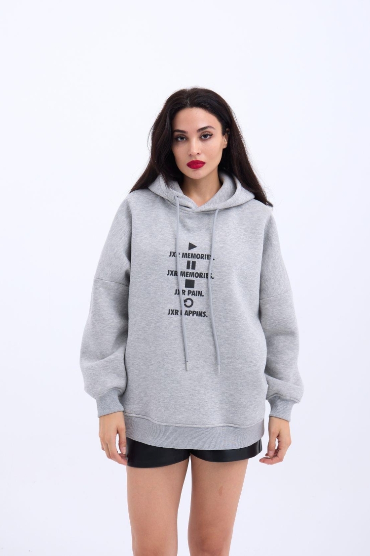 Sweat - Gray - Producer: Fame - Wholesale Women Clothes - TheBS Women