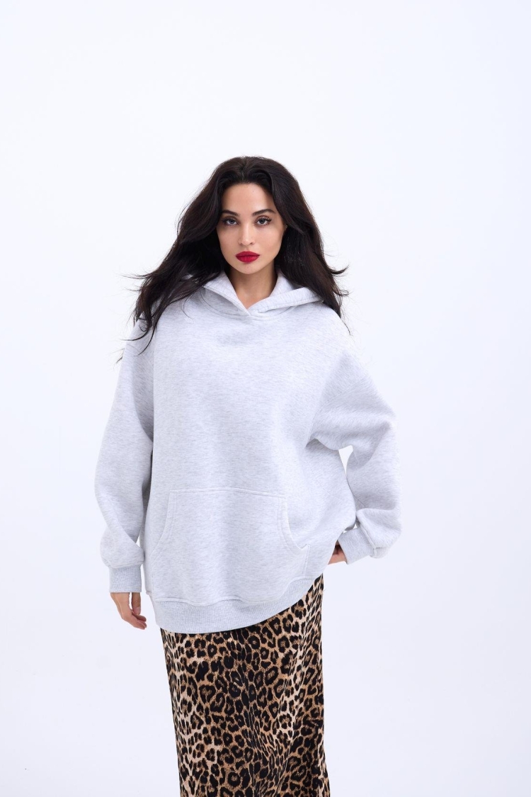 Casual Sweat - Snow Melange - Producer: Fame - Wholesale Women Clothes - TheBS Women